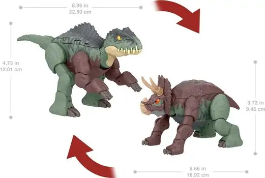 Mattel Jurassic World Fierce Changers - სათამაშო დინოზავრი, 6 image