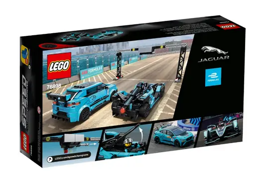LEGO Speed Champions 76898 Formula E Panasonic Jaguar Racing GEN2 car & Jaguar I-PACE, 6 image