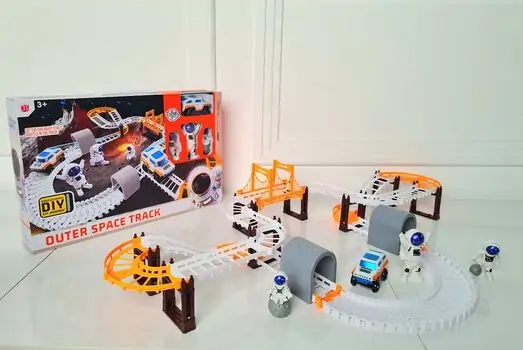 ELECTRIC URBAN RAIL 888-74 სათამაშო მანქანა ტრასებით