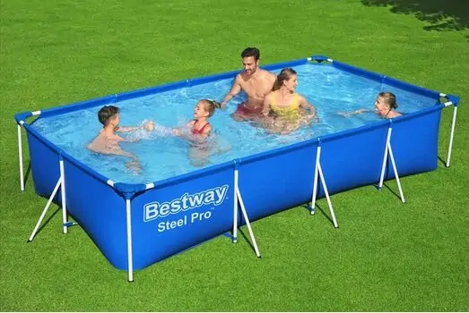 Bestway 56405 Steel Pro Rectangle Above Ground Pool Set-კარკასული აუზი, 2 image