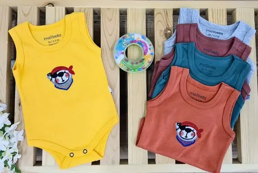Bodysuit Pirate Bear ჩვილის ბოდე