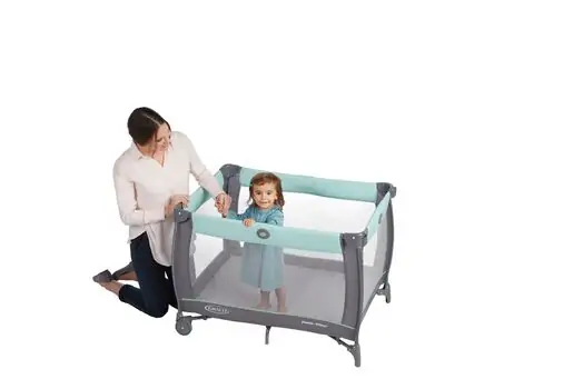 Graco TRAVEL DOME OSKAR ორ დონიანი საწოლ-მანეჟი, 7 image