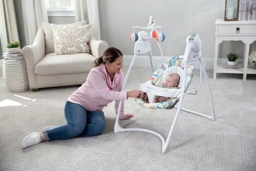 Graco LOVIN HUG Patchwork ახალშობილის ელექტრო შეზლონგი, 16 image