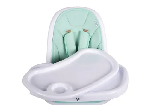 Cangaroo Wooden High Chair Hygge Mint საკვები სკამ-მაგიდა, 5 image
