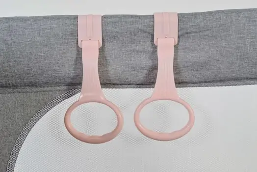 Cangaroo Skyglow 2 Pink ორ დონიანი საწოლ-მანეჟი, 9 image