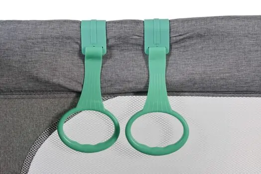 Cangaroo Skyglow 2 Mint ორ დონიანი საწოლ-მანეჟი, 10 image