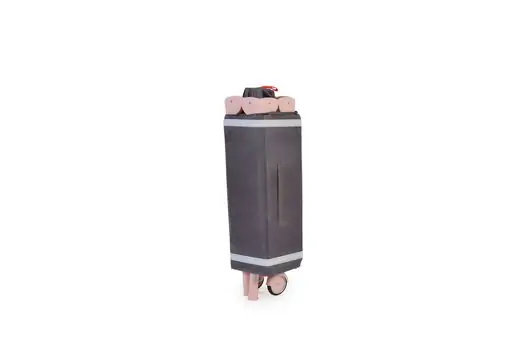 Cangaroo Skyglow 2 Pink ორ დონიანი საწოლ-მანეჟი, 11 image
