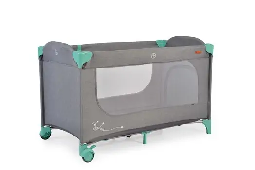 Cangaroo Skyglow 2 Mint ორ დონიანი საწოლ-მანეჟი, 7 image