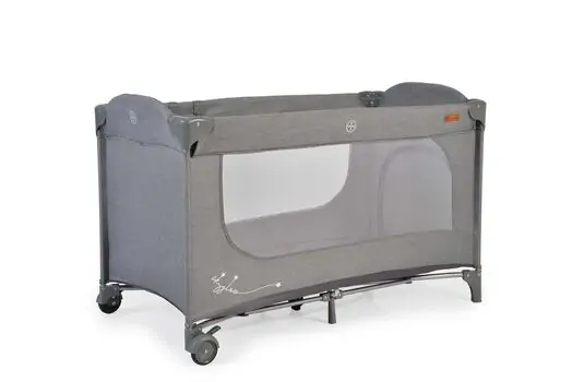 Cangaroo Skyglow 2 Grey ორ დონიანი საწოლ-მანეჟი, 7 image