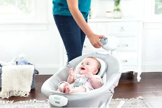 Graco DUET SWAY ROCKER Meadow ახალშობილის ელექტრო შეზლონგი, 9 image
