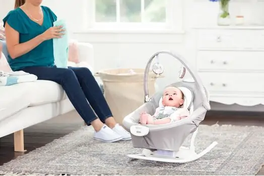 Graco DUET SWAY ROCKER Meadow ახალშობილის ელექტრო შეზლონგი, 8 image