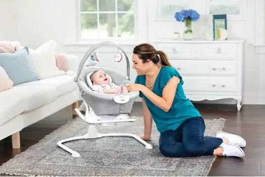 Graco DUET SWAY ROCKER Meadow ახალშობილის ელექტრო შეზლონგი, 12 image