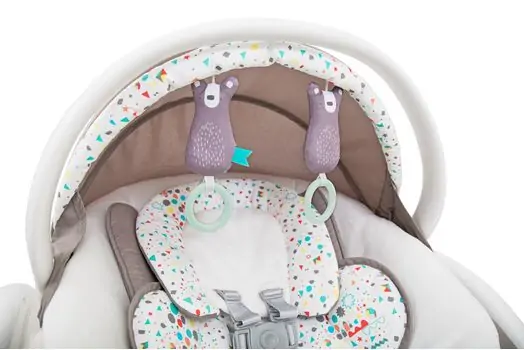 Graco GLIDER ELITE SCATTER ახალშობილის ელექტრო შეზლონგი, 6 image
