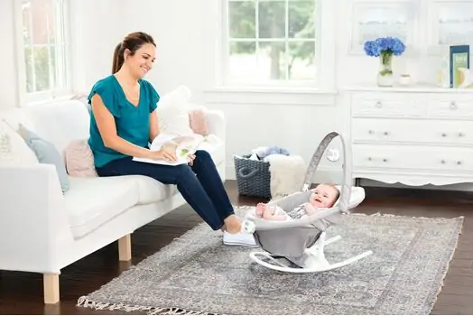 Graco DUET SWAY ROCKER Meadow ახალშობილის ელექტრო შეზლონგი, 11 image