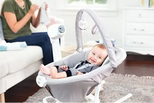 Graco DUET SWAY ROCKER Meadow ახალშობილის ელექტრო შეზლონგი, 10 image