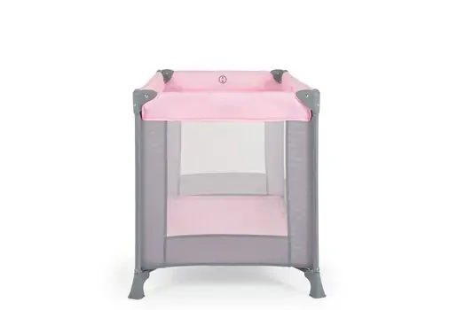 Cangaroo Folding cot Solo Pink საბავშვო ერთ დონიანი საწოლ-მანეჟი, 5 image