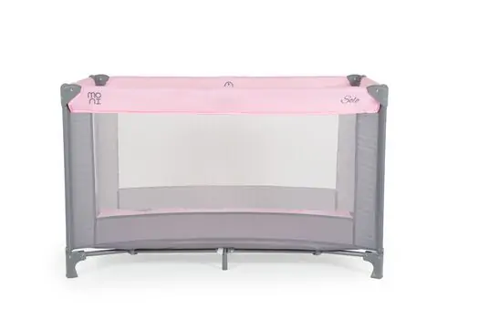 Cangaroo Folding cot Solo Pink საბავშვო ერთ დონიანი საწოლ-მანეჟი, 4 image