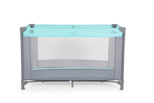 Cangaroo Folding cot Solo Mint საბავშვო ერთ დონიანი საწოლ-მანეჟი, 4 image
