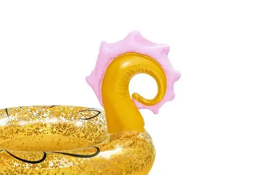 Bestway 36305 Glitter Seahorse Swim Ring გასაბერი ზღვის ცხენი, 6 image