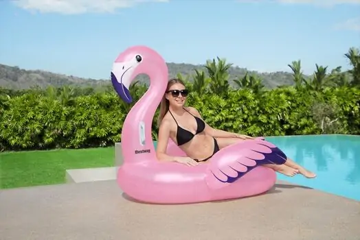 Bestway 41475 H2OGO! Pink Flamingo გასაბერი ფლამინგო, 2 image