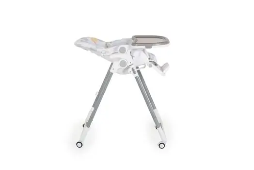 Cangaroo High Chair Bueno Grey - საკვები სკამ-მაგიდ, 9 image