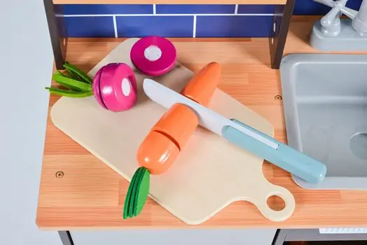 Moni Wooden kitchen Toskana - ხის სათამაშო სამზარეულო, 17 image