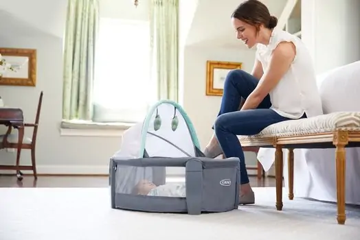 Graco TRAVEL DOME LX KENTON  ორ დონიანი საწოლ-მანეჟი, 10 image