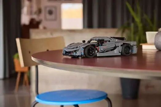 Lego Technic 42173 Koenigsegg Jesko Absolut Grey Hypercar, 12 image