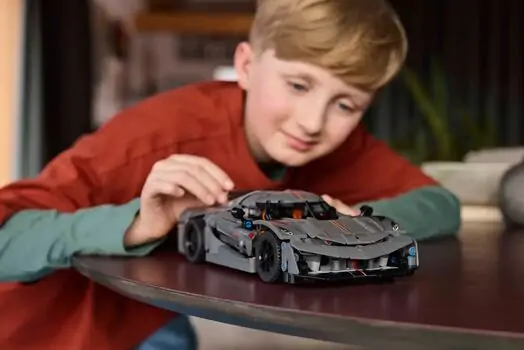 Lego Technic 42173 Koenigsegg Jesko Absolut Grey Hypercar, 10 image