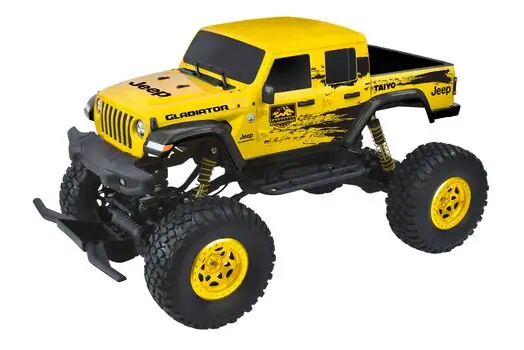 Taiyo Jeep Gladiator Yellow -  საბავშვო სათამაშო მანქანა დისტანციური მართვით, 3 image