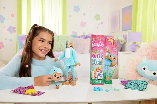 Barbie Cutie Reveal Dolls Cute Costume Series თოჯინა ფერის ტრანსფორმაციით, 2 image