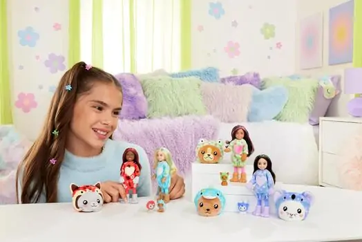 Barbie Cutie Reveal Chelsea Doll Costume Series თოჯინა ფერის ტრანსფორმაციით, 5 image