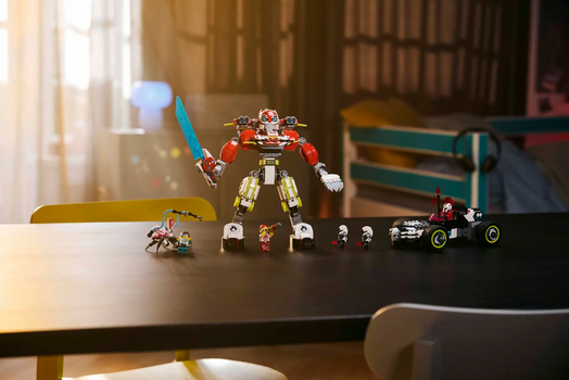 LEGO Dreamzz 71497 Cooper's Tiger Mech & Zero's Hot Rod Car, 5 image