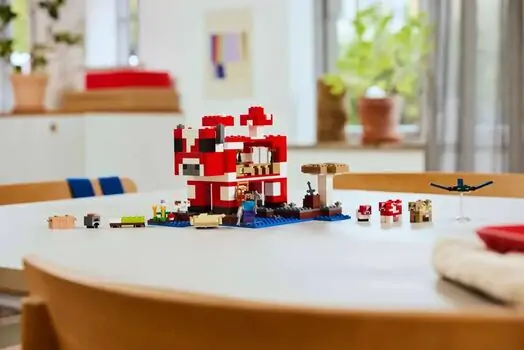 Lego Minecraft 21270 The Mooshroom House, 9 image
