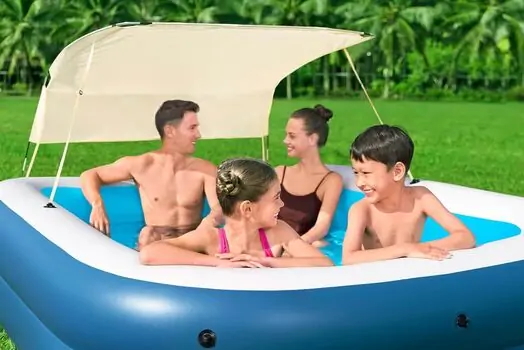Bestway 54449 Summer Bliss Shaded Family Pool - გასაბერი აუზი, 10 image