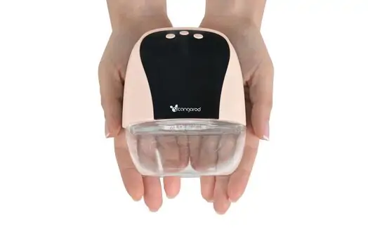 Cangaroo Wearable Electric Breast Pump Hands-Free Libera Cappuccino - რძის გამოსაწველი, 2 image