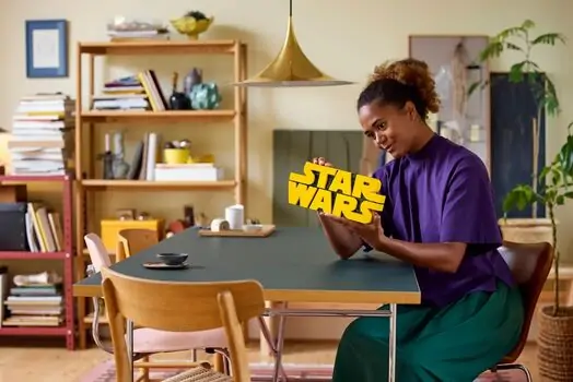 Lego Star Wars 75407 Brick-Built Star Wars™ Logo, 7 image