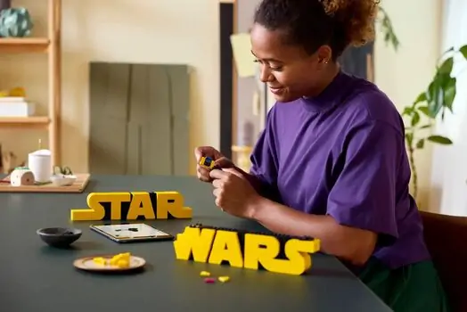 Lego Star Wars 75407 Brick-Built Star Wars™ Logo, 8 image