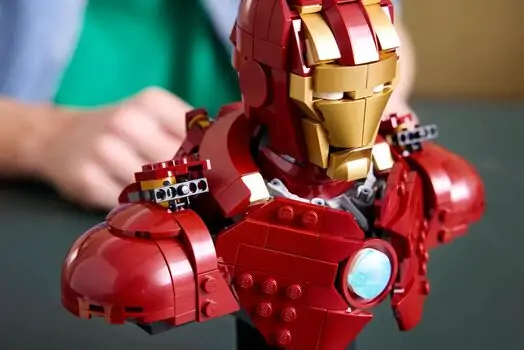 Lego Super Heroes 76327 Iron Man MK4 Bust, 9 image