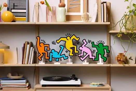 Lego Art 31216 Keith Haring – Dancing Figures, 8 image