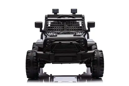 Jeep Wrangler Sport Car Black - ელექტრო მანქანა კაუჩუკის საბურავებით, 2 image