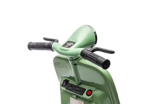 Vespa Vintage Scooter Green - ელექტრო მოპედი, 7 image