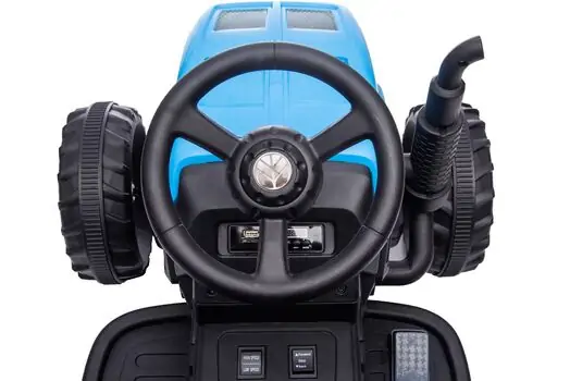 Blue Tractor With Trolley - საბავშვო ტრაქტორი, 11 image