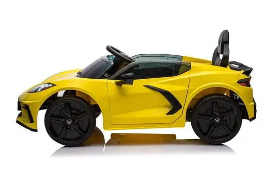 Chevrolet Corvette C8 Car Yellow - ელექტრო მანქანა, 4 image