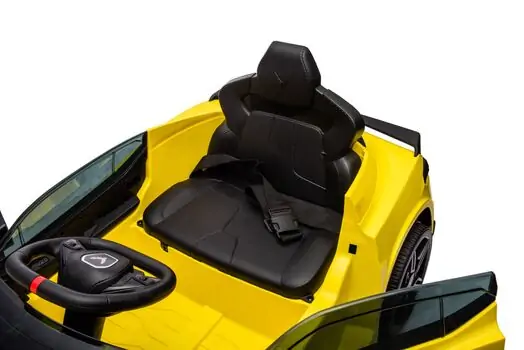 Chevrolet Corvette C8 Car Yellow - ელექტრო მანქანა, 14 image