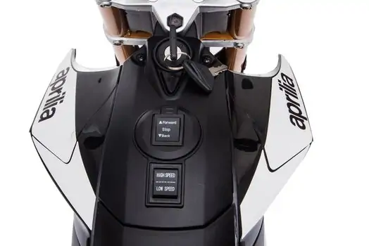 Aprilia Licensed Dorsoduro 900 Motorcycle Red - ელექტრო მოტოციკლი, 12 image