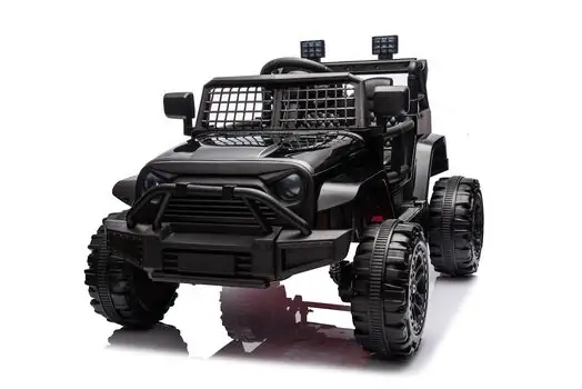 Jeep Wrangler Sport Car Black - ელექტრო მანქანა კაუჩუკის საბურავებით, 7 image
