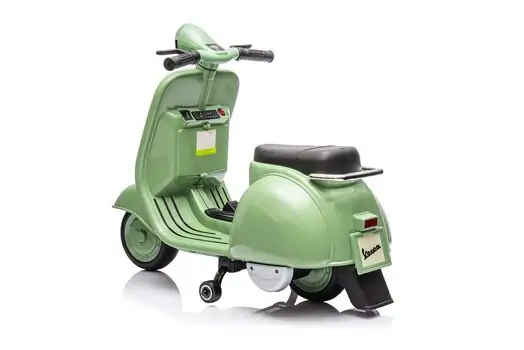 Vespa Vintage Scooter Green - ელექტრო მოპედი, 4 image