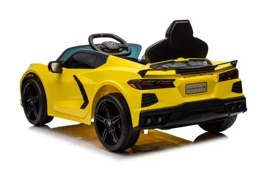 Chevrolet Corvette C8 Car Yellow - ელექტრო მანქანა, 5 image