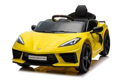 Chevrolet Corvette C8 Car Yellow - ელექტრო მანქანა, 2 image